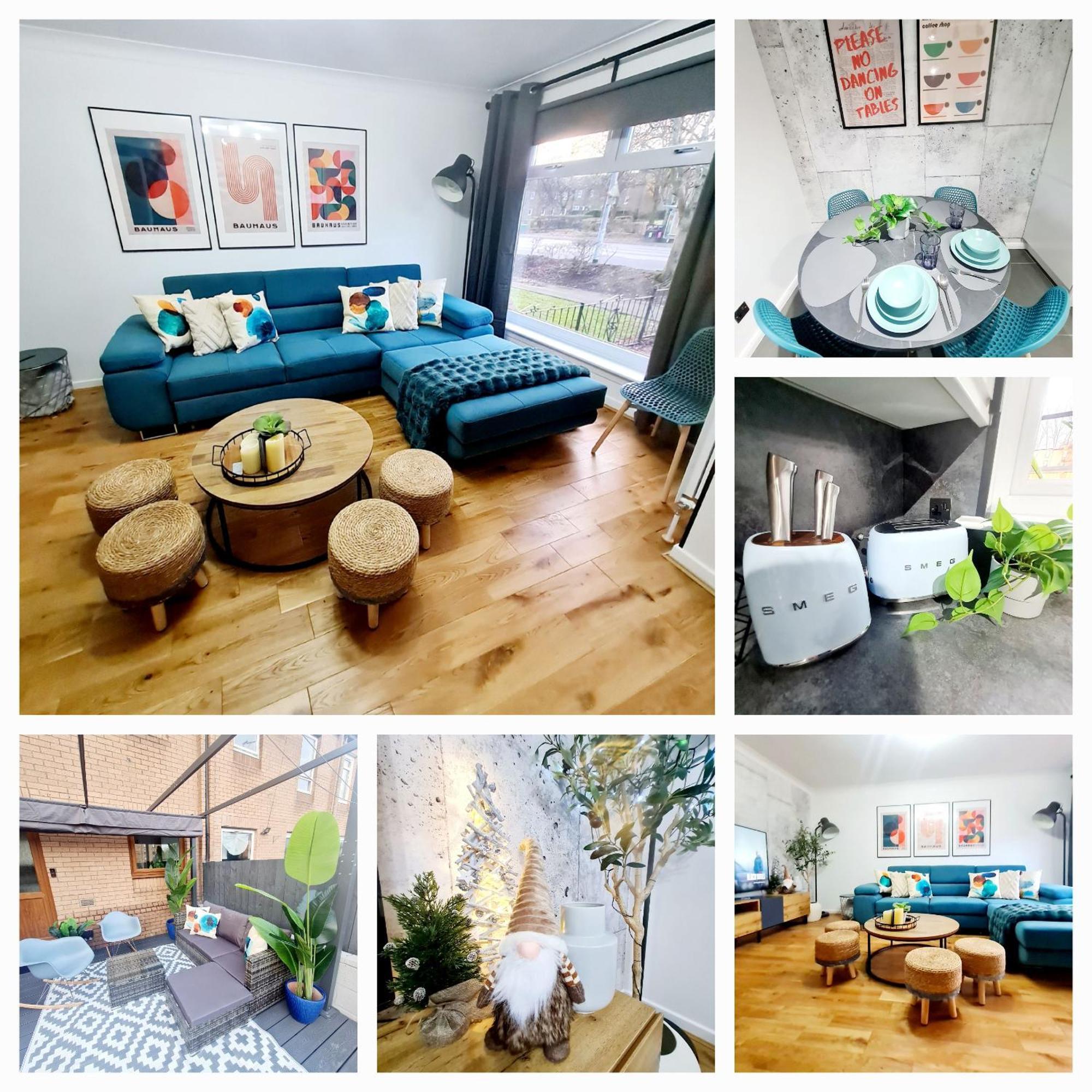 Bright 3Br Walking Distance To Town - Free Parking Appartement Glasgow Buitenkant foto